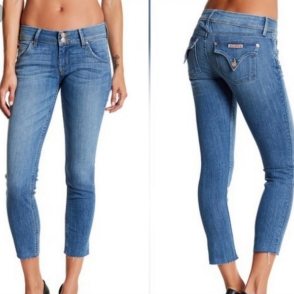 hudson collin crop skinny jeans